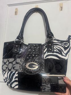 Patchwork Tote Bag with Wallet