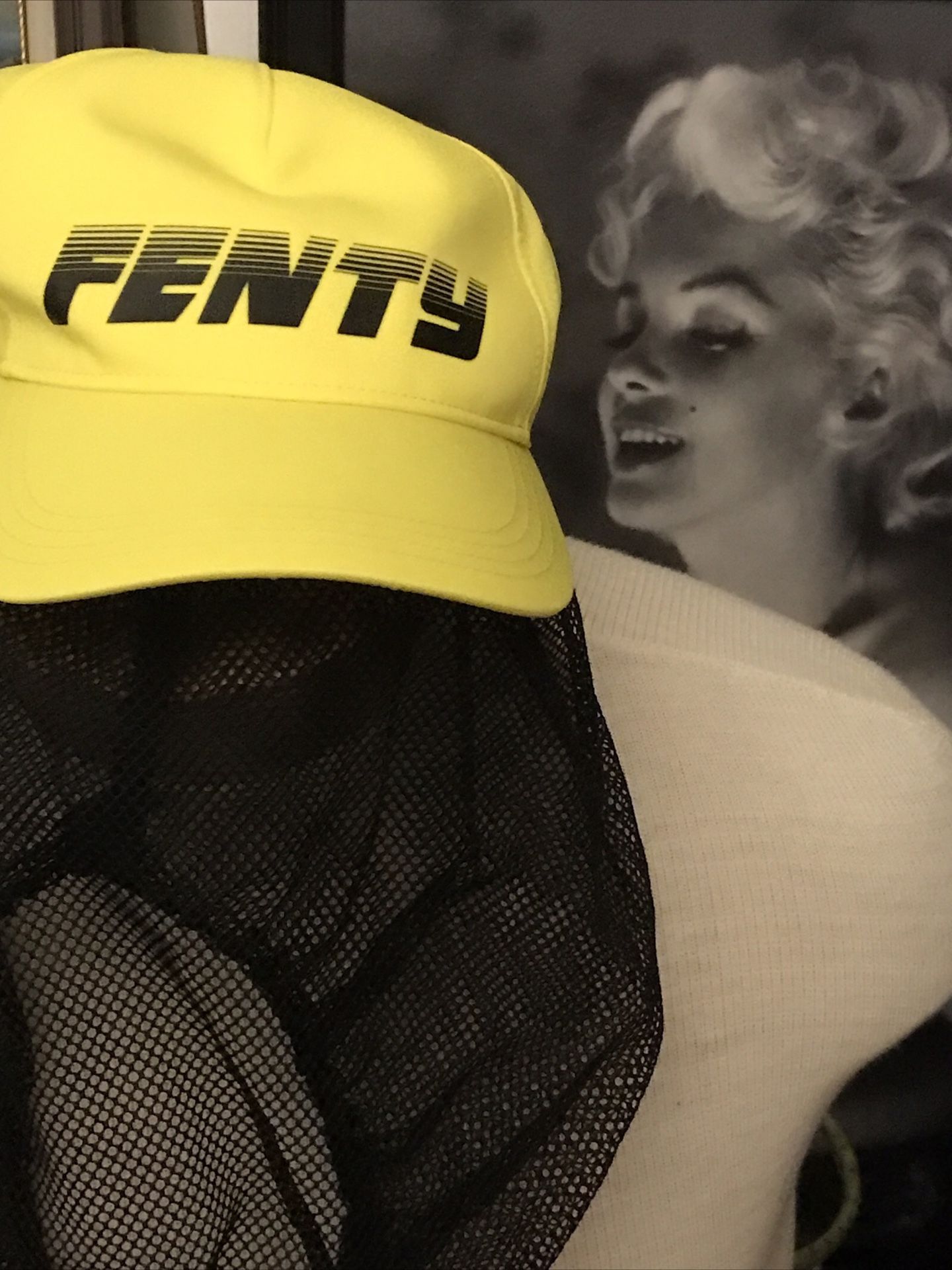 Rihanna Fenti Beekeepers Hat Shade Beach Fashion Mask Mesh