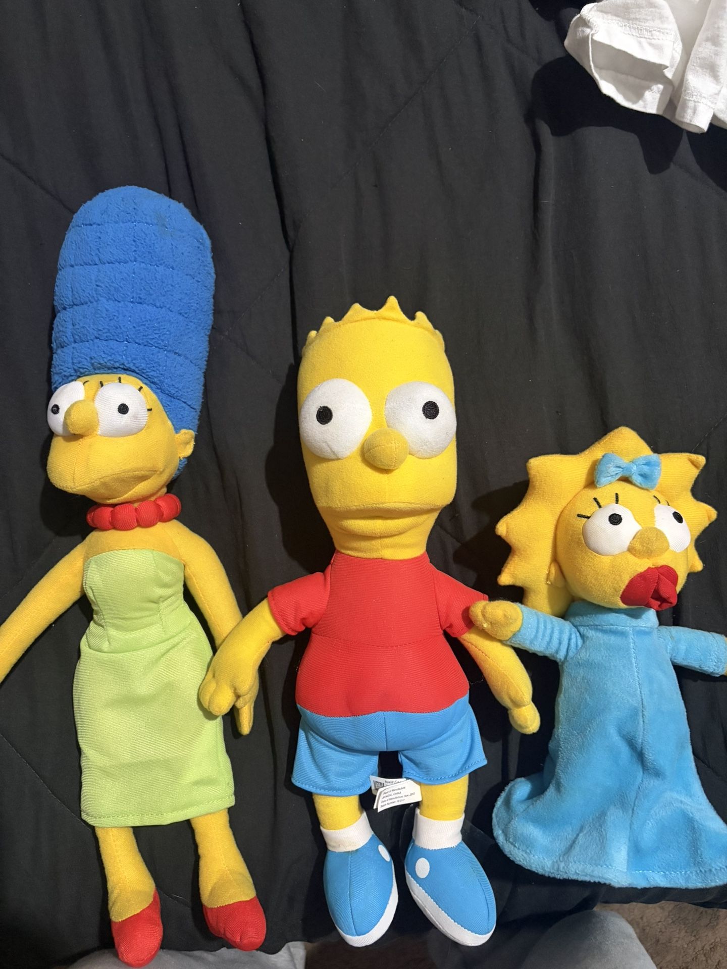 vintage simpsons plushies and cards
