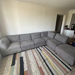 Gray Sectional Couch For Sale