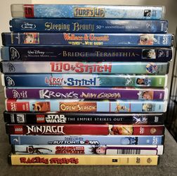 DVD/BR Movie Bundle  Disney, Dreamwork’s, Lucas, & Columbia,