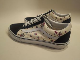 Vans Old Skool "Vintage Floral" - Black/True White (Size 11 Women's / 9.5 Men's)