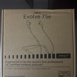 Jabra evolve 75e Earbuds (Brand New, Unused)