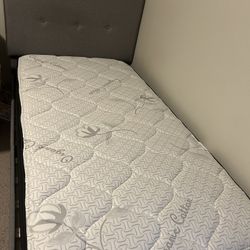 Twin Bed With Mattress 