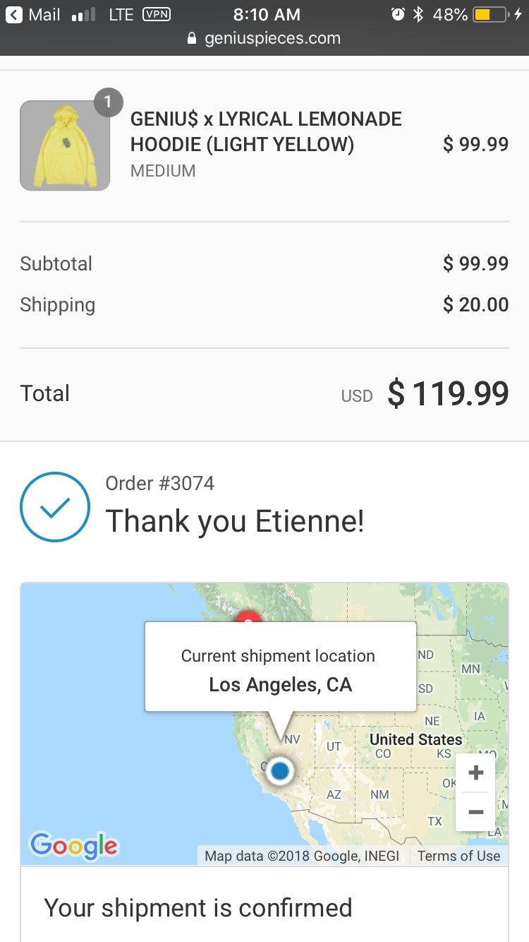Genius x lyrical lemonade hotsell hoodie