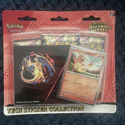 Pokemon Mega Evolution-Ascended Heroes Tech Sticker Collection Charmander