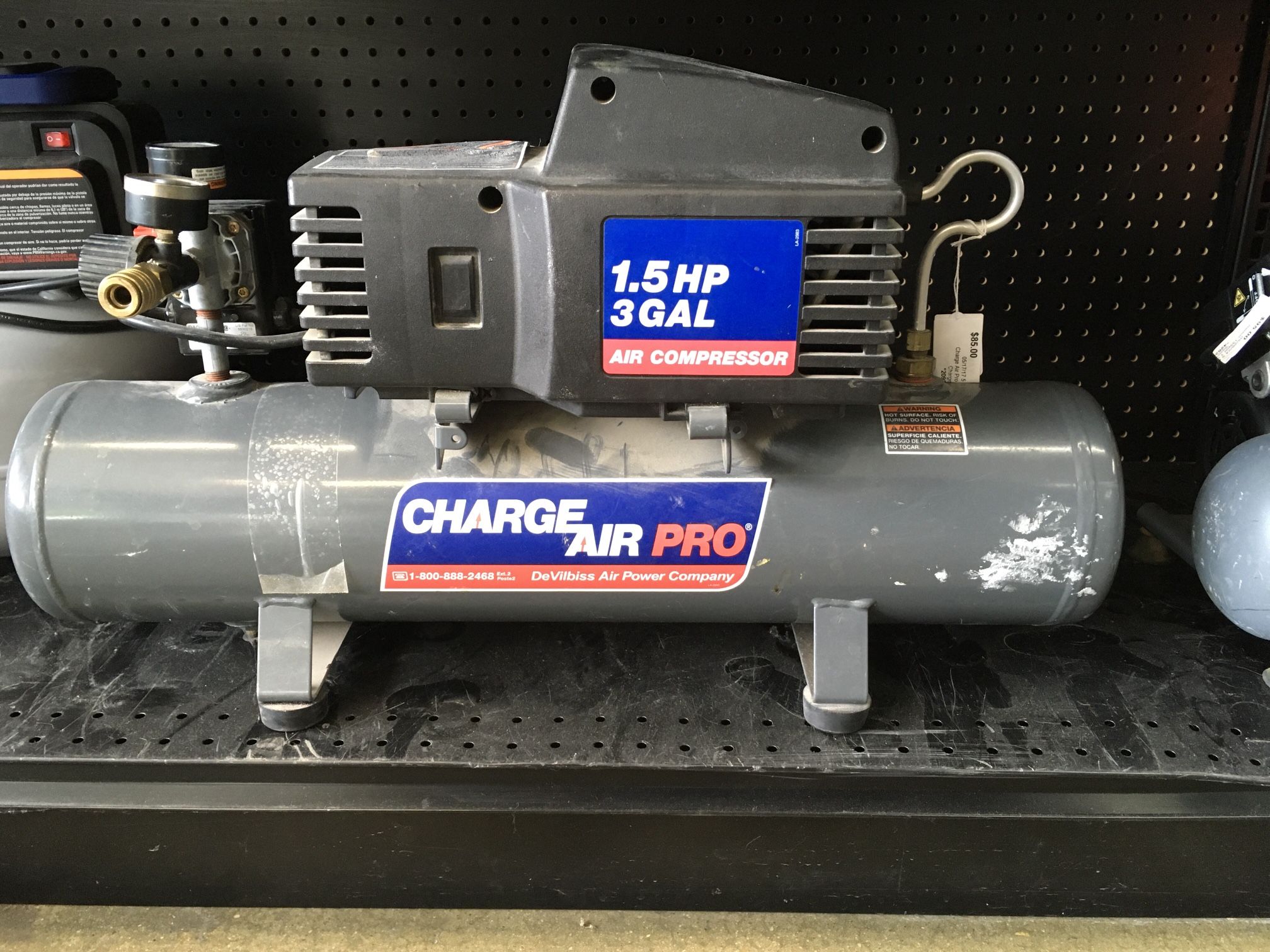 Charge Air Pro 3 Gallon Air Compressor