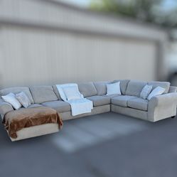 beige sectional couch FREE DELIVERY