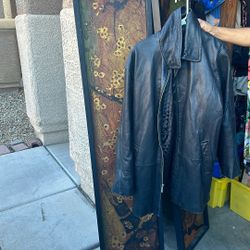 Leather Jacket Xl