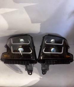 PMHL-CSUB-1518-LB-P-BA  2015-2020 Chevy Tahoe/Suburban  2016-2019 Suburban 3500 HD LED DRL Projector Headlights