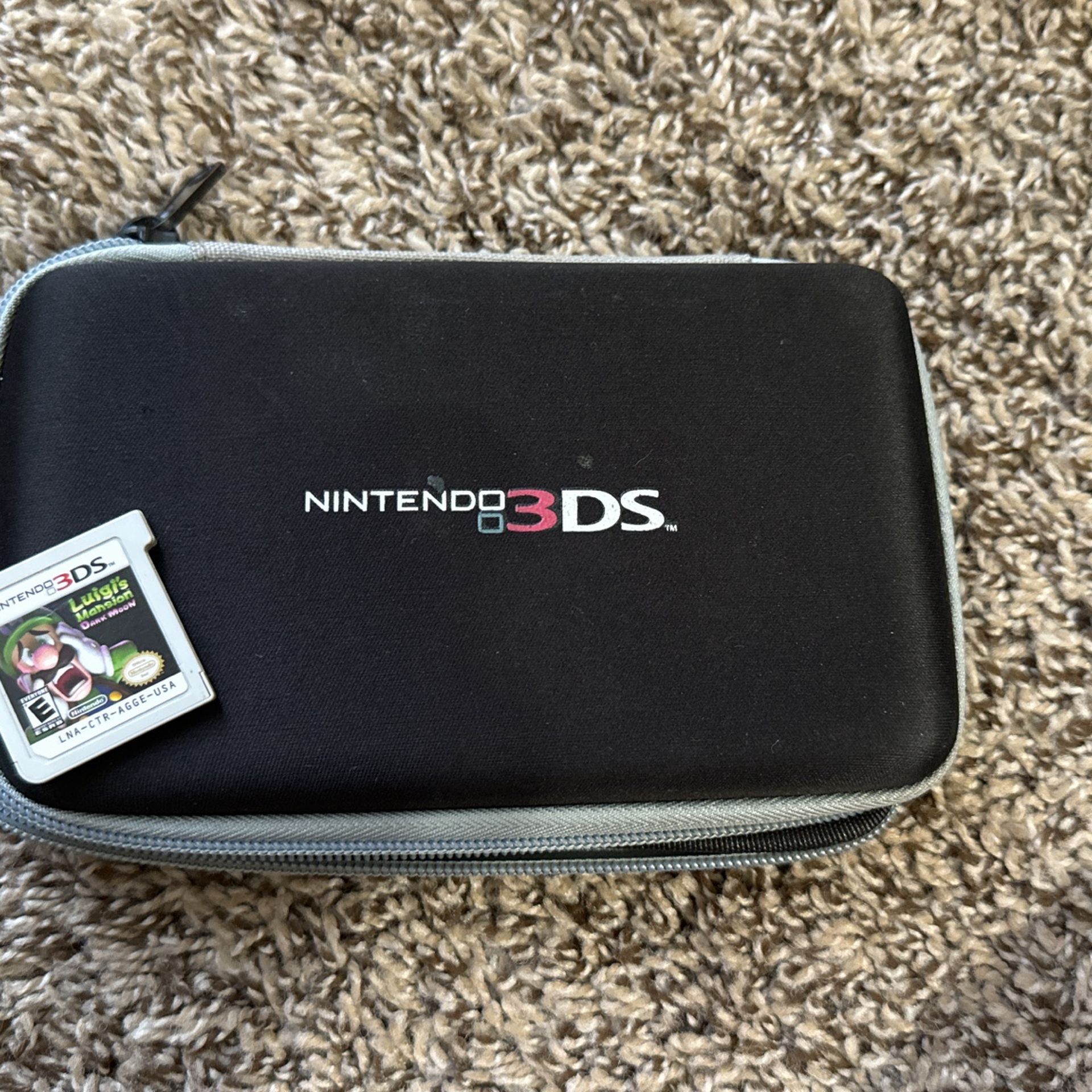 Nintendo 3DS Case And Luigi’s Mansion Game