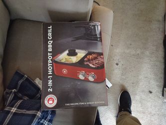 2 In 1 Hotpot BBQ Grill