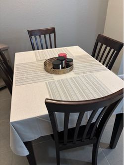 Work/kitchen table with chairs