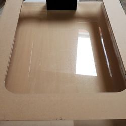 36x24x12 - 3/8" Thick Acrylic Peninsula Frag Tank With a 4.5" Eurobrace. 2-1" Bh Drain Holes And 2 Return Holes On Each Corner