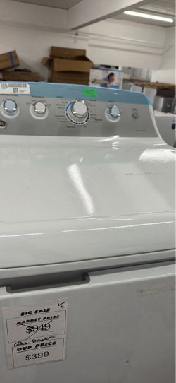 GE Gas Dryer Model GTD45GASJ3WS