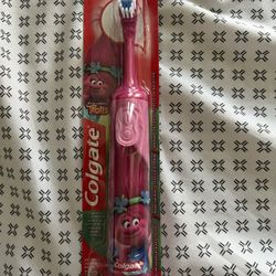 Colgate Trolls Kids Spinning Toothbrush Brand New!! 