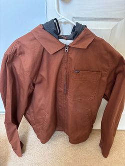 Volcom work wear jacket with hood