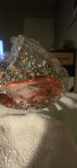 Brand New Multicolor Crystal Youth Tiara & Cubic Zirconia Earring Set ✨
