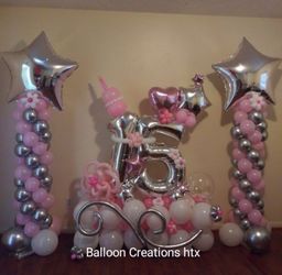 Jumbo balloon marquee bouquets