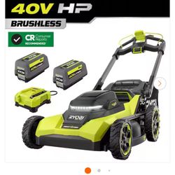 40V HP Brushless 21 in. Cordless Battery Walk Behind Multi-Blade Self-Propelled Mower w/ (2) 6.0Ah Batteries and Charger