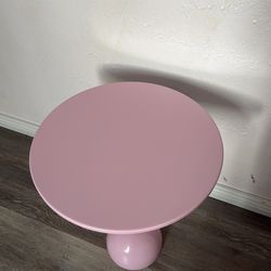 Pink  table