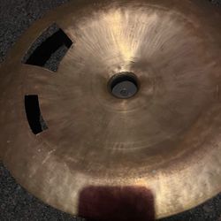 16” Wuhan China Cymbal Repaired Cracks