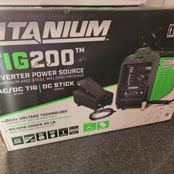 Titanium Tig 200 Professional AC/DC TIG Welder