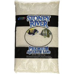 Stoney River White Aquatic Sand Non-Toxic 5 lbs Freshwater Marine Aquariums