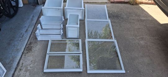 Whirlpool REFRIGERATOR Drawers & Glass Shelves ONLY