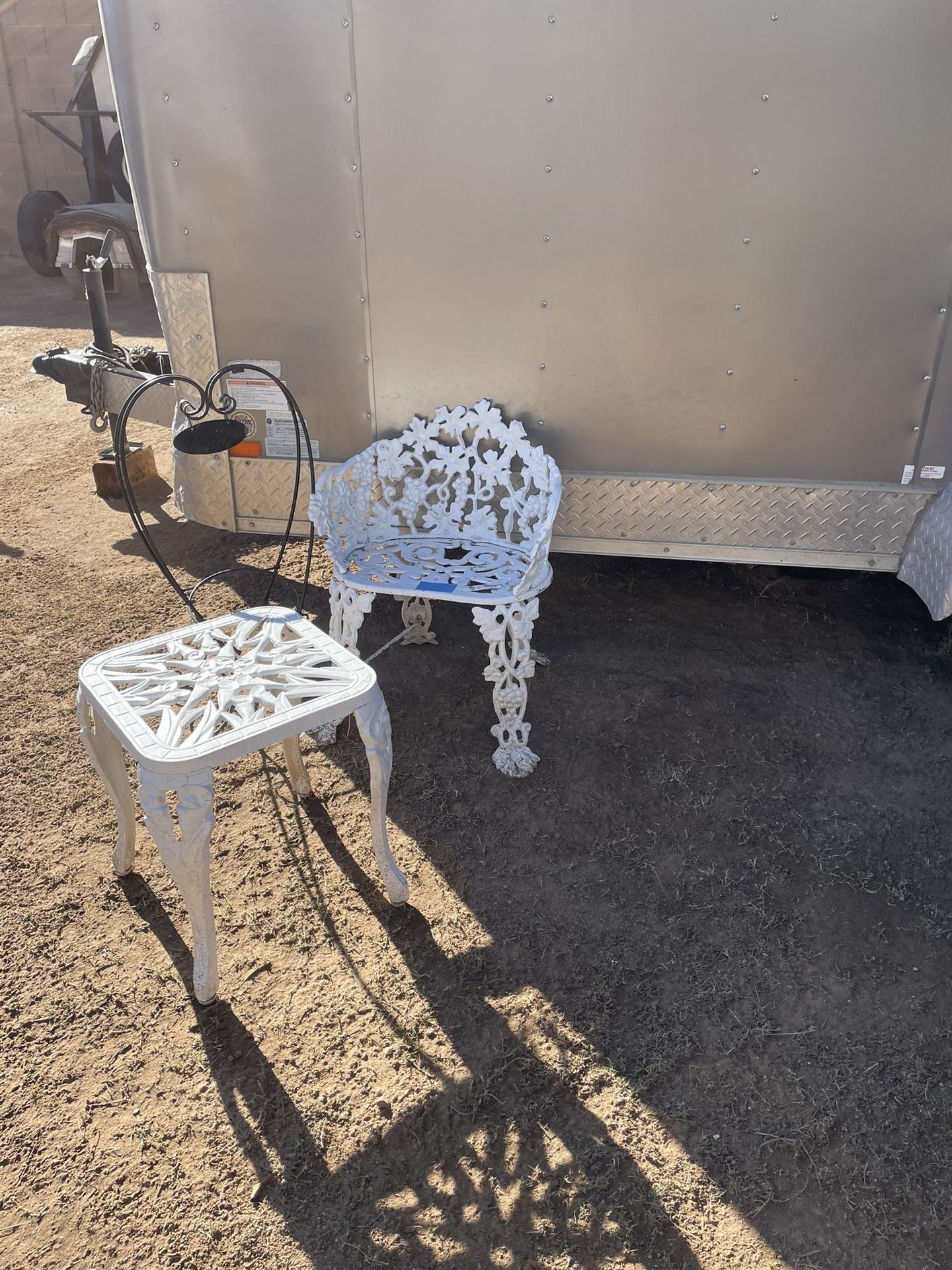 $250.Metal Patio Furniture, Tables , Chairs, Branch, Furniture, Va