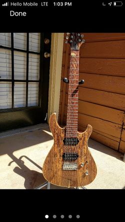 7 String Guitar Made By Tenton 