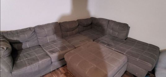 Couch need gone today sectional ottoman