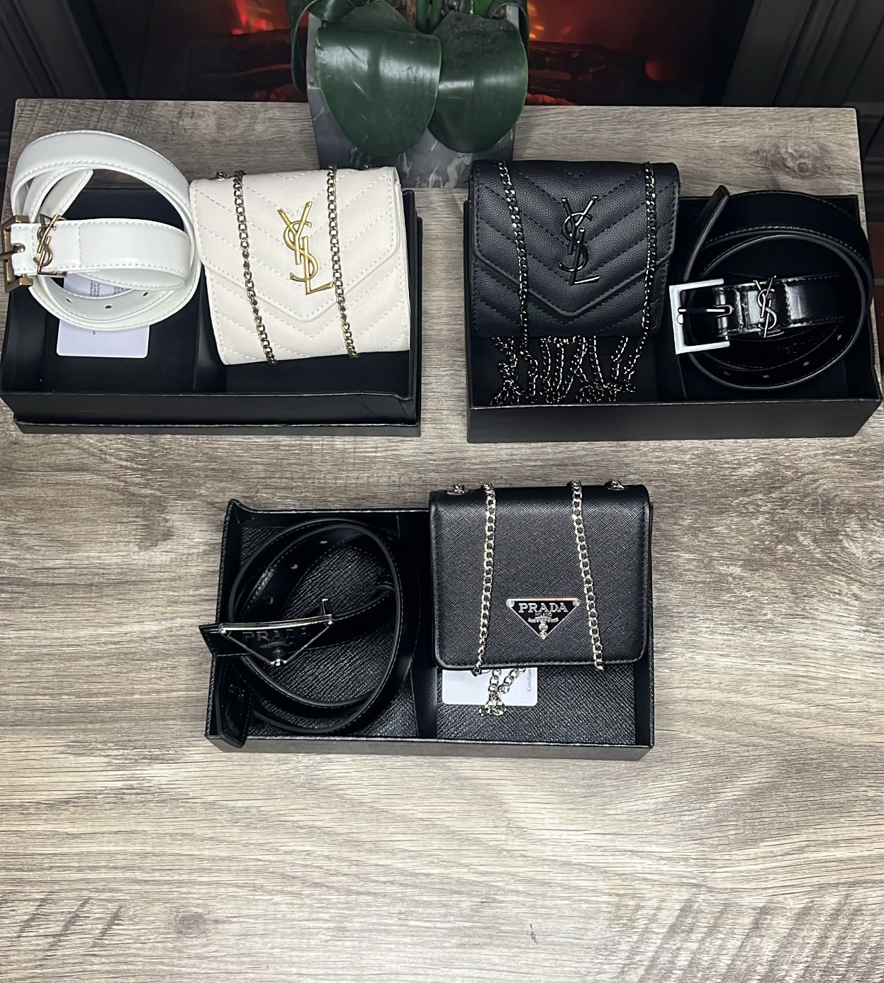 Ysl Women Bags W/belt 