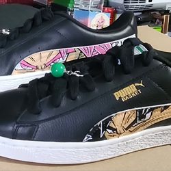 Puma Custom Dragon Ball Super Goku Black Sneakers 