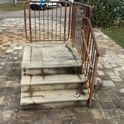 Cement Stair Steps 