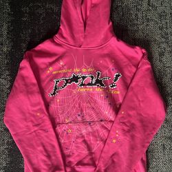 Sp5der Hoodie P*nk 