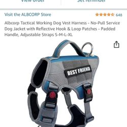 Blue Dog harness 