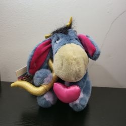 NWT Disney Cupid Eeyore Plush 10” Stuffed Animal Winnie The Pooh Valentines Day