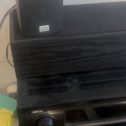 Speaker Receiver And Subwoofer 