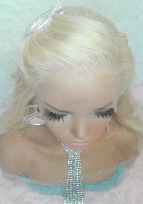 20 In Human Hair Blonde Large Lace Front Wig Make Offer
