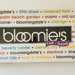 BLOOMIE'S THE GAME BLOOMINGDALE'S DEPARTMENT STORE BOARD GAME NEW SEALED. 