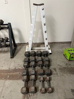 Dumbbell Weights with Stand 390lb