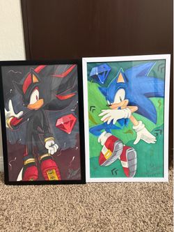 Sonic the hedgehog & Shadow the hedgehog Art