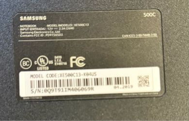 Samsung Chromebook 500C Notebook XE500C13