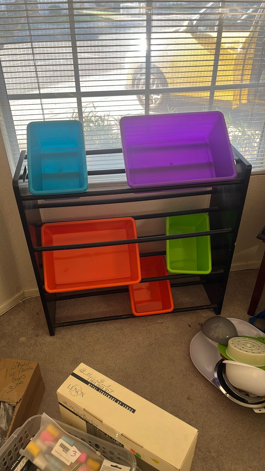 Black Toy Bins N Shelves Available Til Nov 26 Th