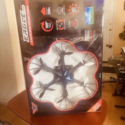 Eagle Pro 6 Rotor Drone With Wi-Fi Camera.  360 Flips & Tricks, flies up to 300 feet, Wi-Fi real -time videos & photos, LED navigation lights , 
