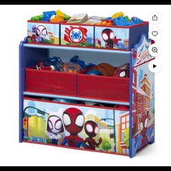 Toy organizer/ Spidey and friends toy organizer/ toddler/ Furniture/ kids/ toys/ New