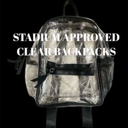 STAIDUM APPROVED CLEAR BACKPACKS