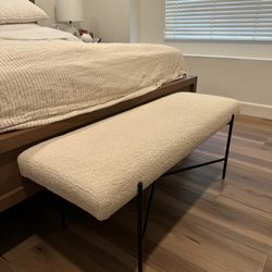 Studio McGee Boucle Bench