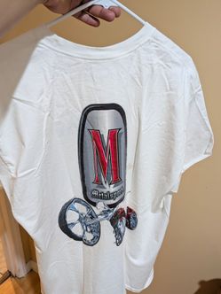 Metalsport White Graphic T-Shirt
